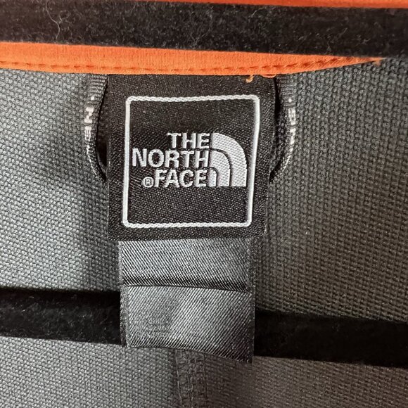 The North Face Softshell Full Zip Jacket Size medium Orange‎ Dark Grey Outdoor - Picture 6 of 11